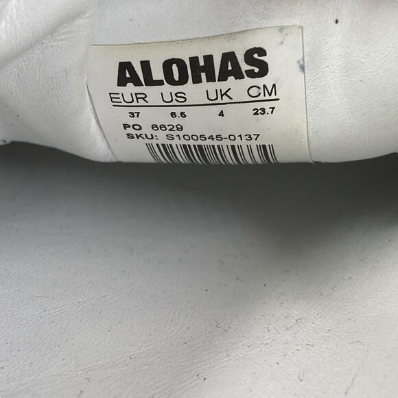 Alohas Women’s Tb 490 Rife Black Patent Leather Sneaker Size US 6.5 - Picture 11 of 11